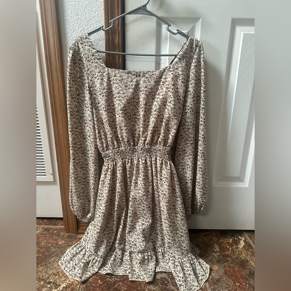 Floral Long Sleeve Dress